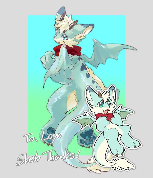 稀有背後小龍！