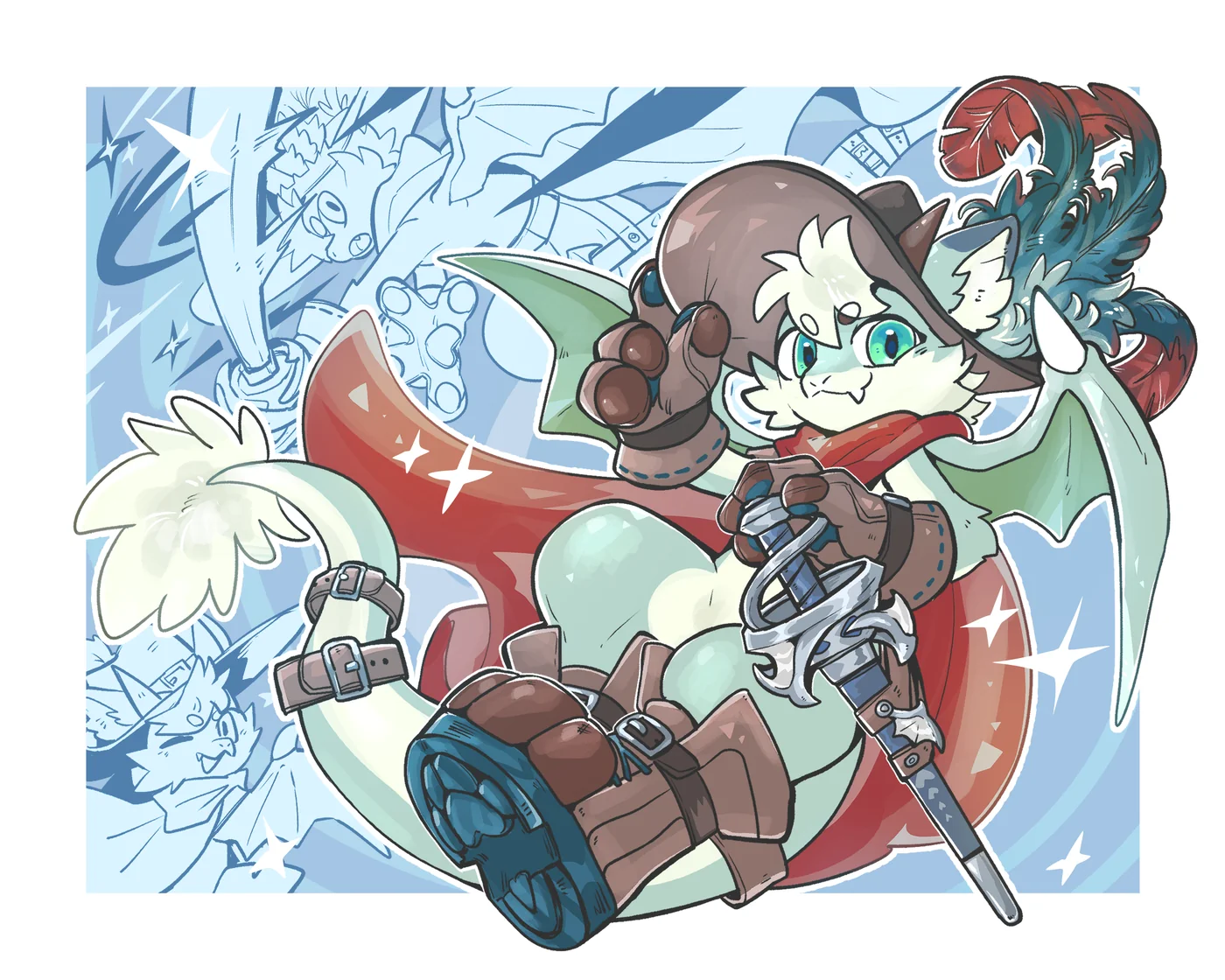 更多劍客小龍！