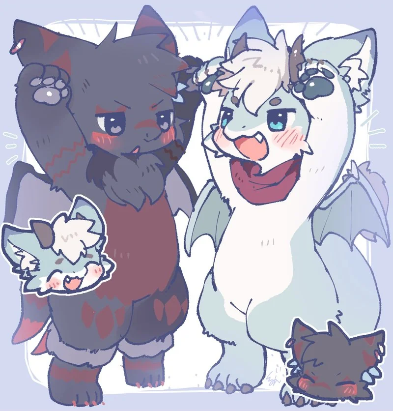 與黑曜石友善打招呼