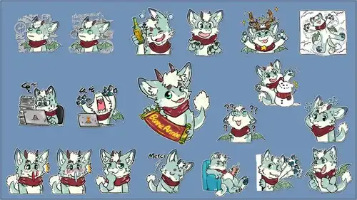 YCH貼圖+自訂貼圖+插圖委託