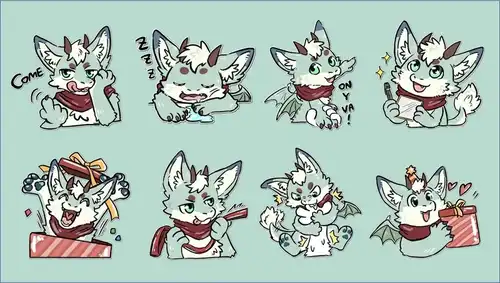 YCH貼圖+自訂貼圖+插圖委託