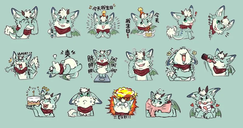 YCH貼圖+自訂貼圖+插圖委託