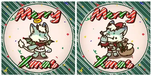 Loyn設定出來後第一個YCH委託 2023聖誕節